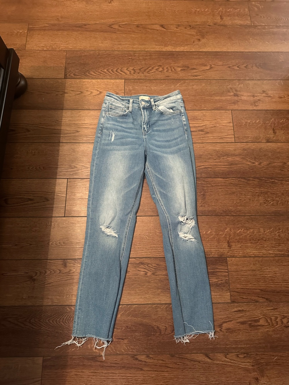 Hollister Light Blue Skinny Distressed Jeans